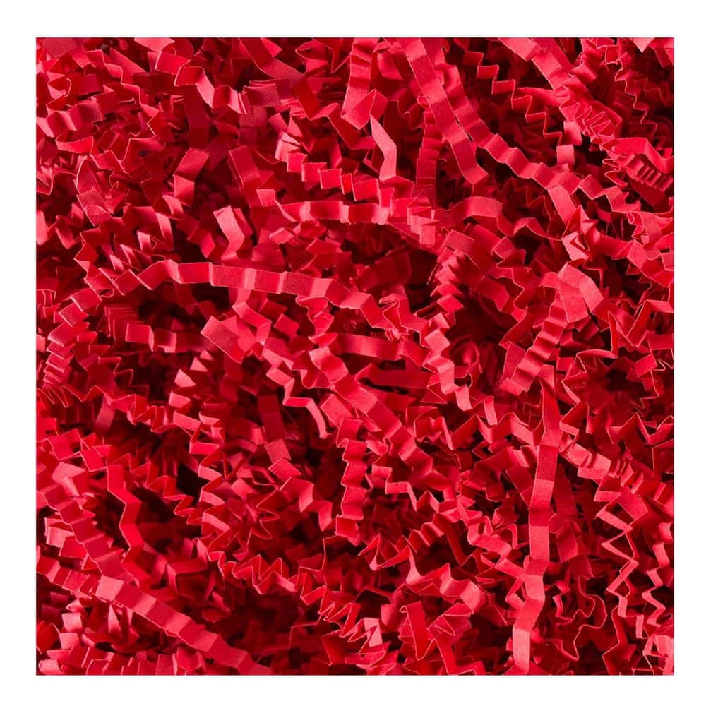 1 lb. Crinkle Paper Filler Shredded Confetti Grass for Easter Baskets Recyclable and Biodegradable Red price history on PriceWatchPro