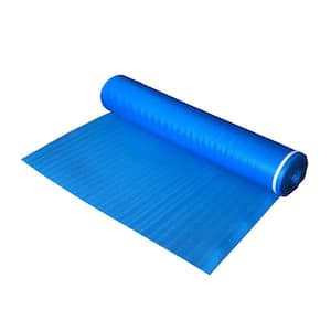 Laminate Flooring Blue Foam Underlayment 3.6 ft W x 27.9 ft L x 2 mm T (100 sq.ft/roll)