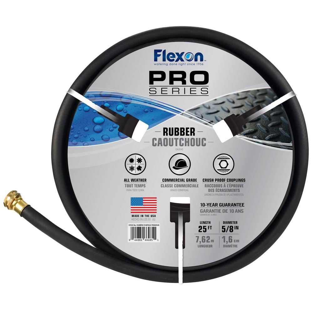 5/8 in. dia. x 25 ft. Premium Rubber Heavy Duty Water Hose price history on PriceWatchPro