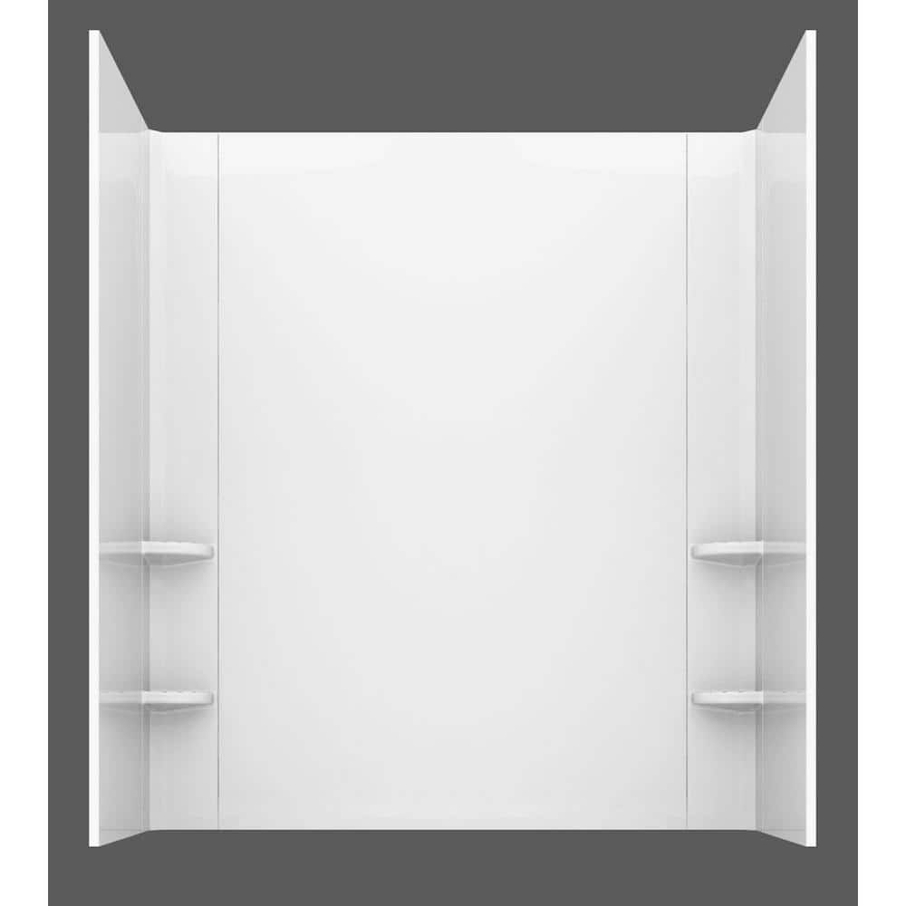 Telluride 47.25'' x 27'' White Acrylic Walk-In Air Bathtub