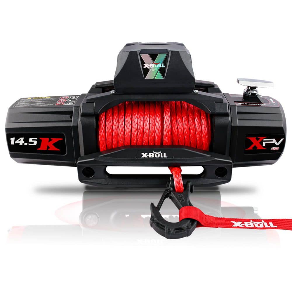 12-Volt 14,500 lb. Black Aluminium Electric Winch with Waterproof Steel Cable, Wireless Remote Control and Wired Control price history on PriceWatchPro