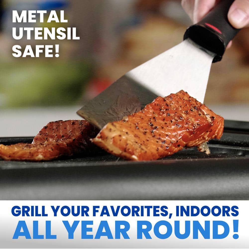 Granite Stone Black Stainless Steel Electric Indoor Grill
