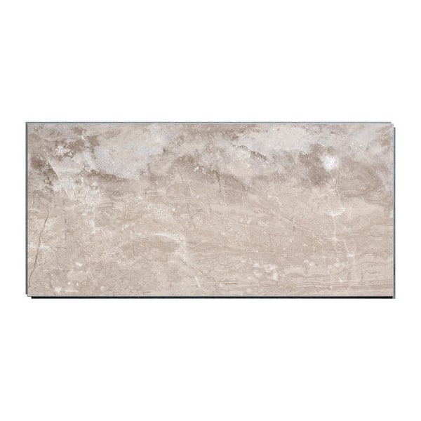 PALISADE Carrara Marble 23-in x 11-in Carrara-look PVC Marble Look  Interlocking Wall Tile (17.9-sq. ft/ Carton)