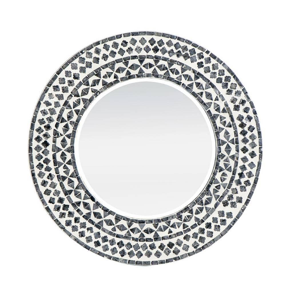24 in. W x 24 in. H Wood Silver Vanity Mirror price history on PriceWatchPro