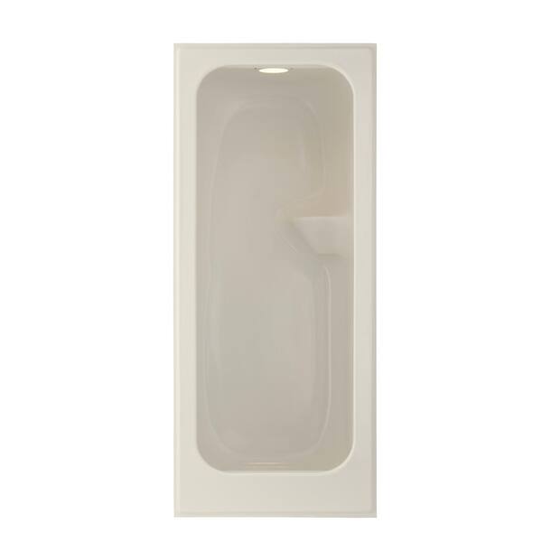 AmeriBath 37 in. x 36 in. x 84 in. 1-Piece Acrylic Threshold Shower Stall in Biscuit with Closed Top and Center