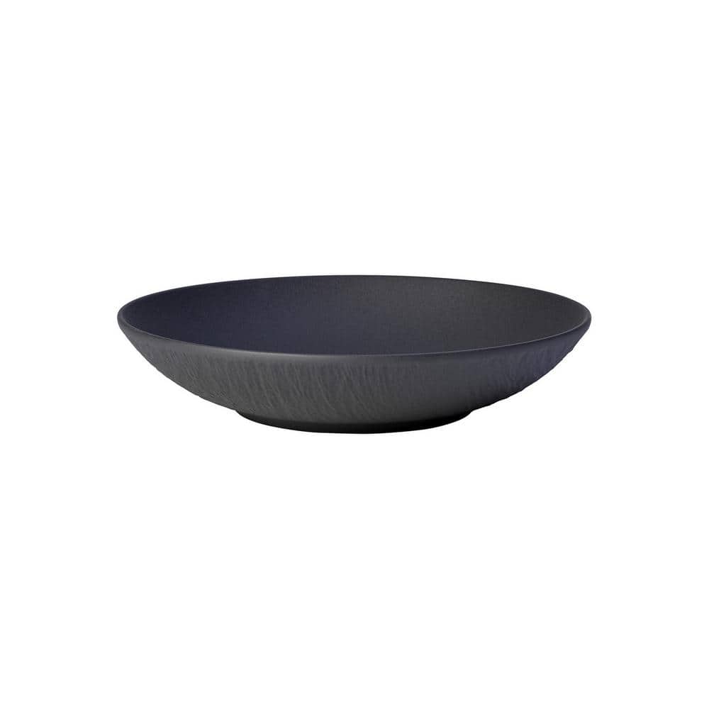 Black Porcelain 12-Piece Round Dinnerware Set