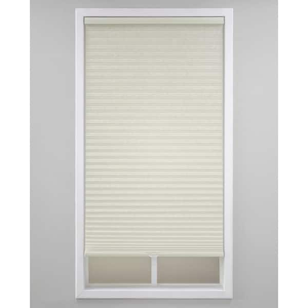 Ivory Cordless Light Filtering Polyester Cellular Shades - 35 in. W x 64 in. L