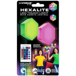 Hexalite Tough Light 2-Piece Set, 11 Color Options, Connect for Fun Shapes/Patterns