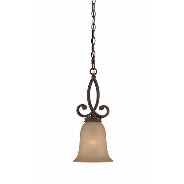 Lumenno International Charry 1-Light Bronze Mini-Pendant