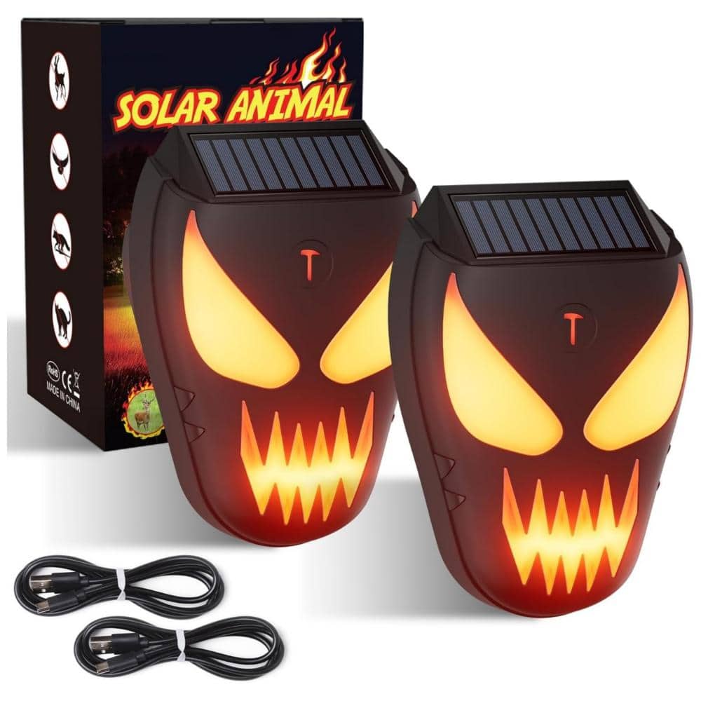 2-Pack Animal Repeller with Predator Deterrent Design for Outdoor Garden price history on PriceWatchPro