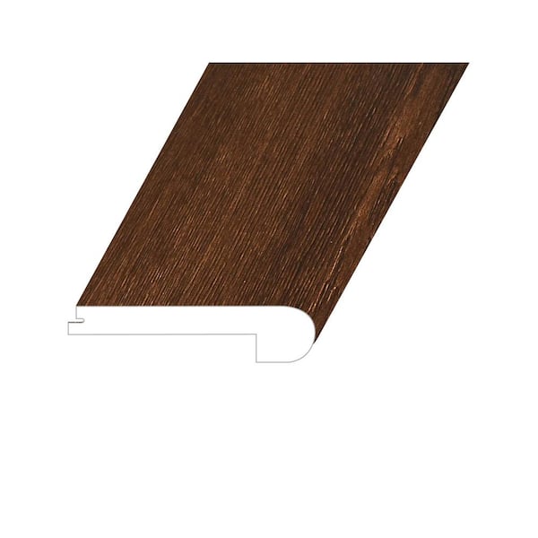 Montserrat Opus Prime Chestnut 1 in. T x 4.5 in. W x 94.5 in. L Vinyl Flush Stair Nose Molding