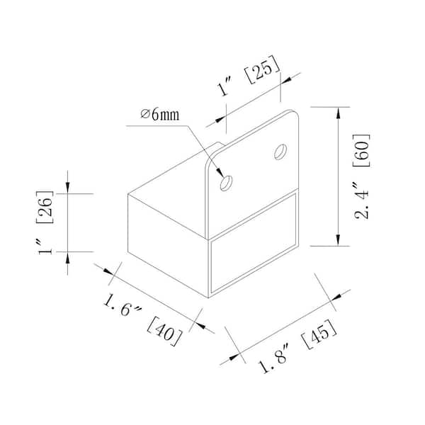 Classic Fence Bracket 1-Piece