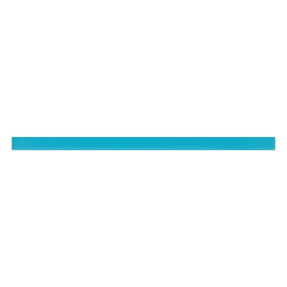 Colorway 0.6 in. x 12 in. Sapphire Blue Glass Matte Pencil Liner Tile Trim (0.5 sq. ft./case) (10-pack) price history on PriceWatchPro