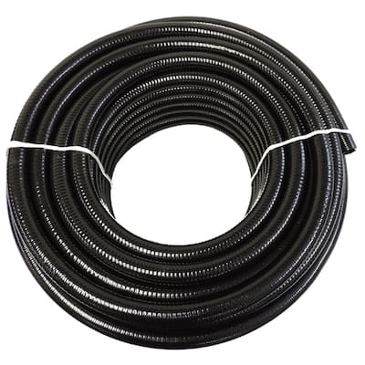 2 in. x 100 ft. PVC Schedule 40 Black Ultra Flexible Pipe
