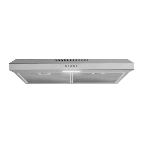30 in. 80 CFM Staletti Ducted Under Cabinet Range Hood in Stainless Steel, Mesh Filters, Push Button Control, LED Light