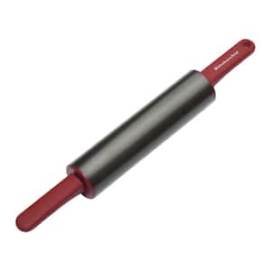 22 in. Red Gourmet Rolling Pin