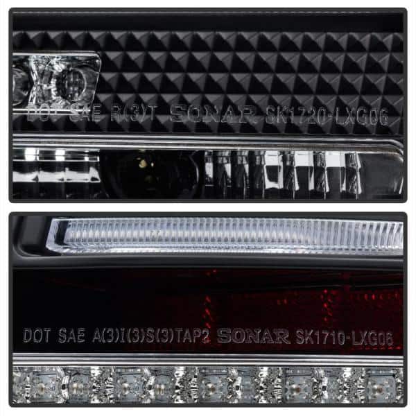 Spyder Auto Lexus GS 350 07-11 LED Tail Lights Black 5082596 The Home  Depot