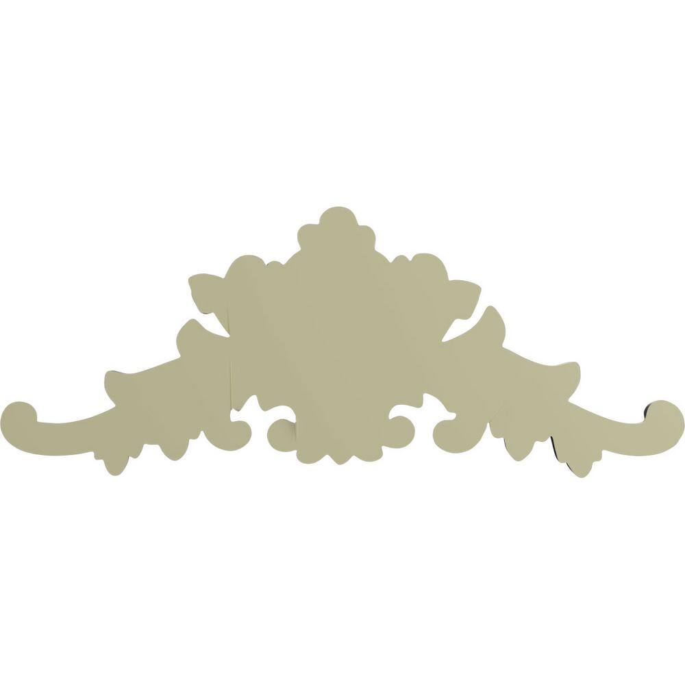White Primed Polyurethane Architectural Onlay, 12 5/8"W x 5"H