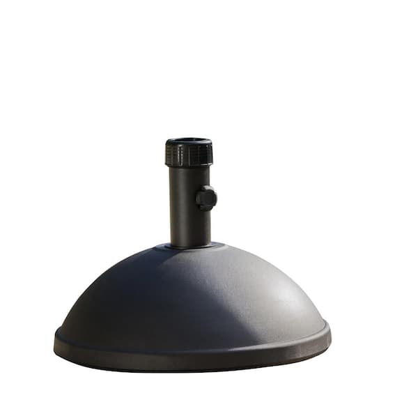 Noble House Major 55 lbs. Concrete Outdoor Patio Umbrella Base in Black