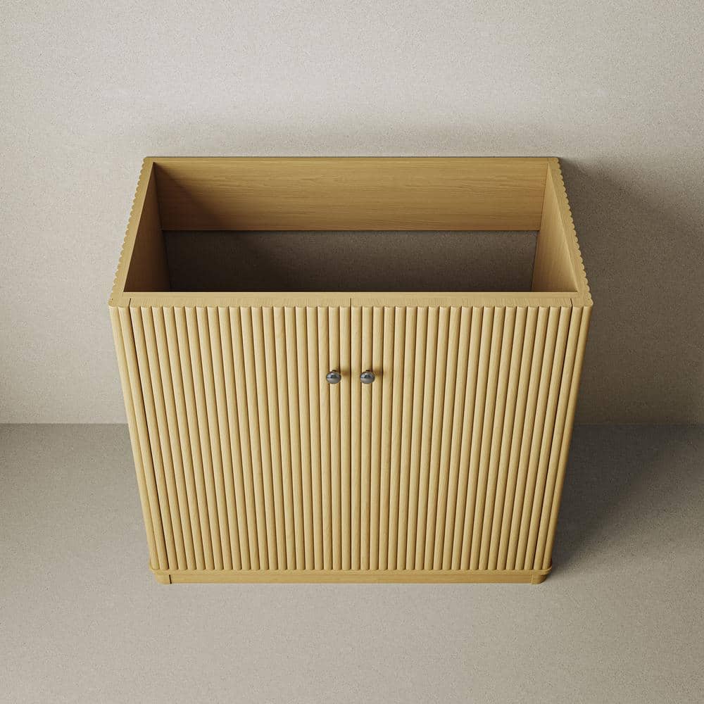 Lafayette 36" Natural Oak Freestanding Bathroom Vanity Cabinet