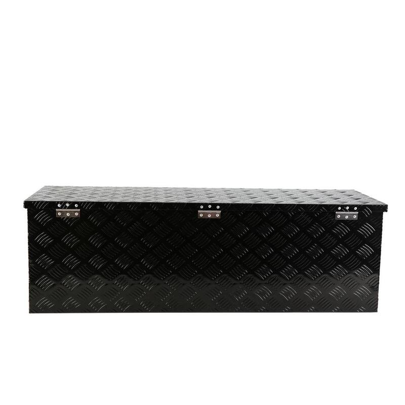 48 Gal. Aluminum Deck Box, Tool long Box with Lock