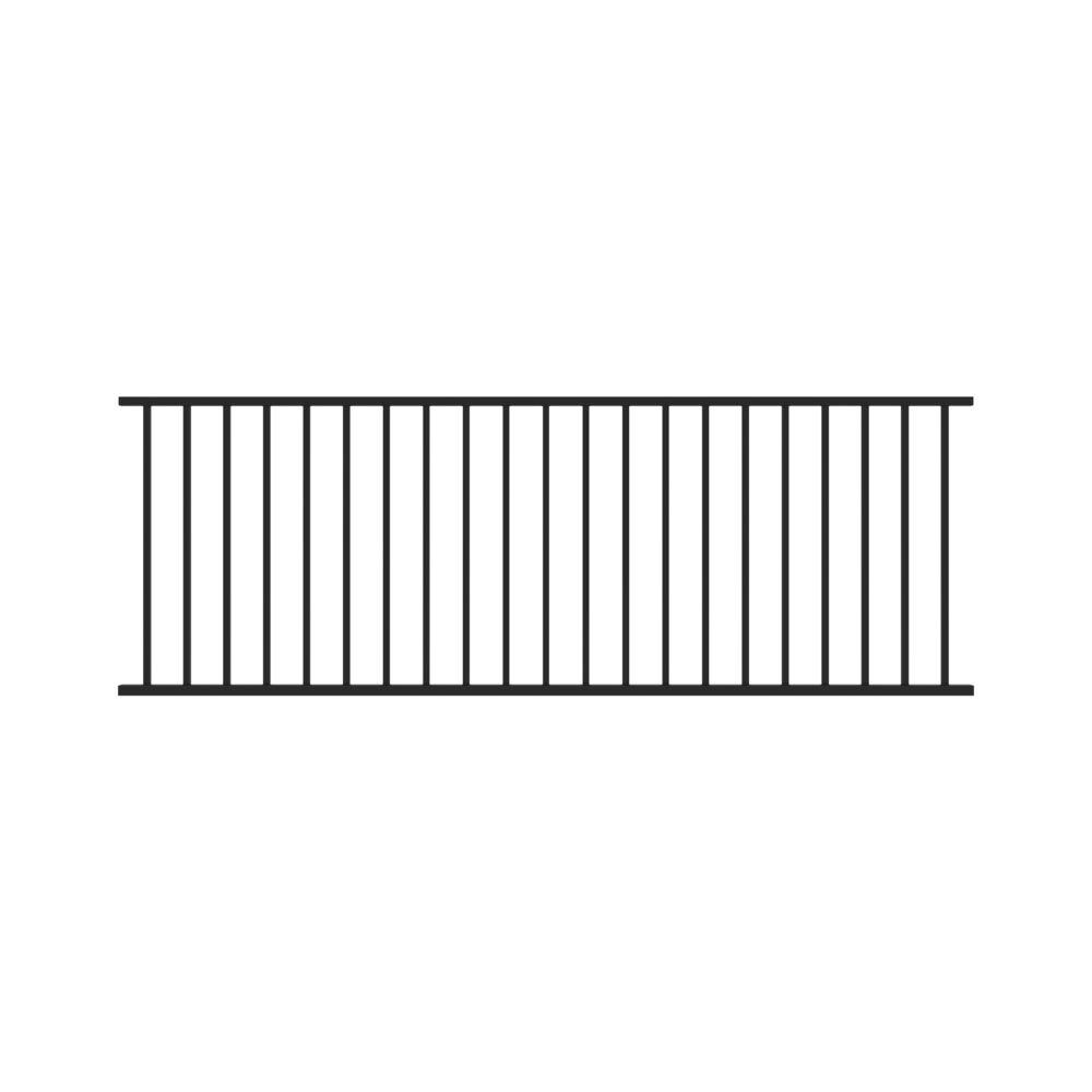 RDI Avalon 8 ft. Aluminum Rail Panel with Square Balusters Stair 36 in