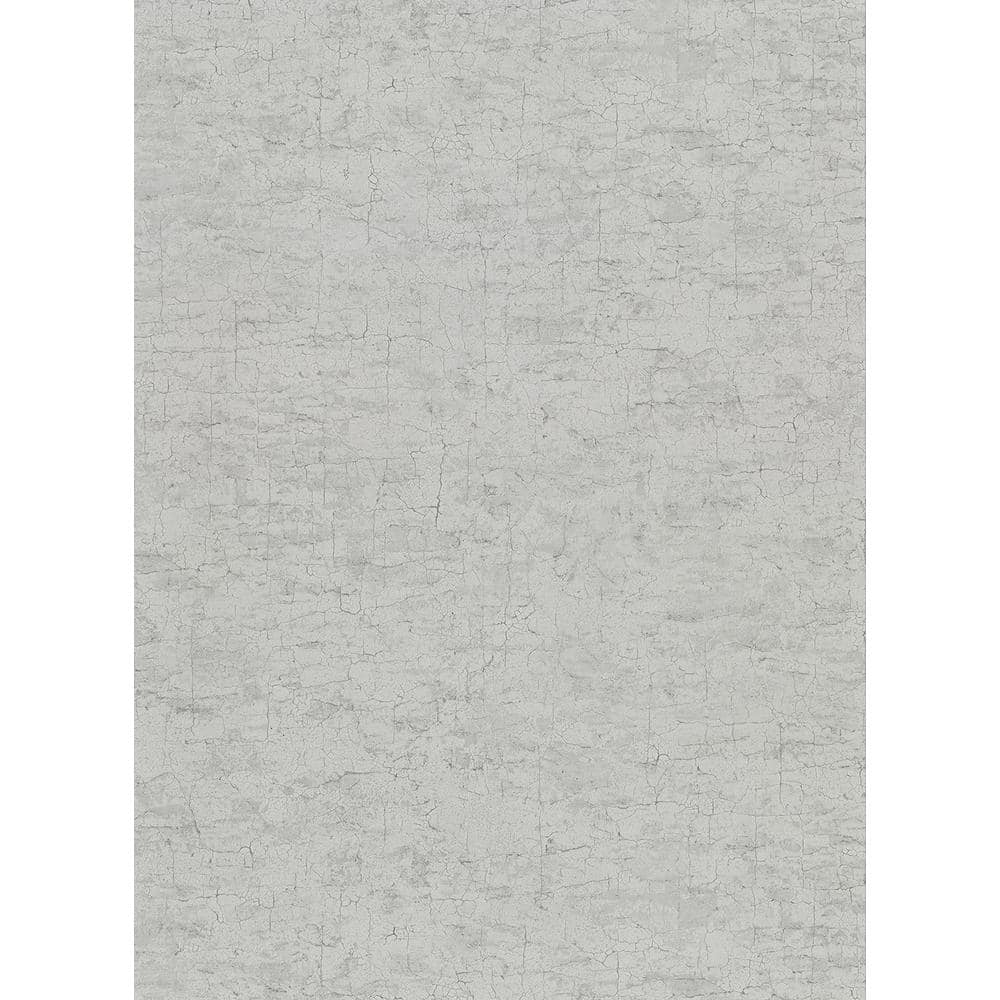 Warner Pembroke Grey Faux Plaster Grey Wallpaper Sample 2921 sam The Home Depot