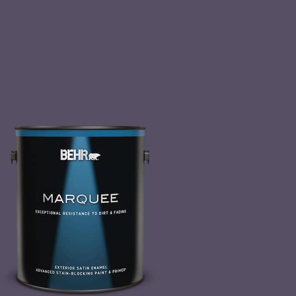 BEHR MARQUEE 1 gal. #MQ5-38 Illusionist Satin Enamel Exterior Paint & Primer