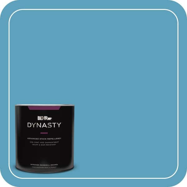 1 qt. #540D-5 Tropical Splash Eggshell Enamel Interior Stain-Blocking Paint and Primer
