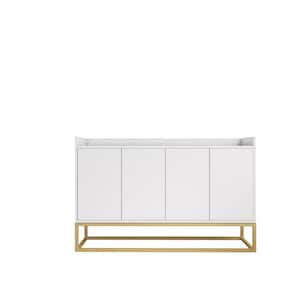 White Buffet with Large Storage Space
