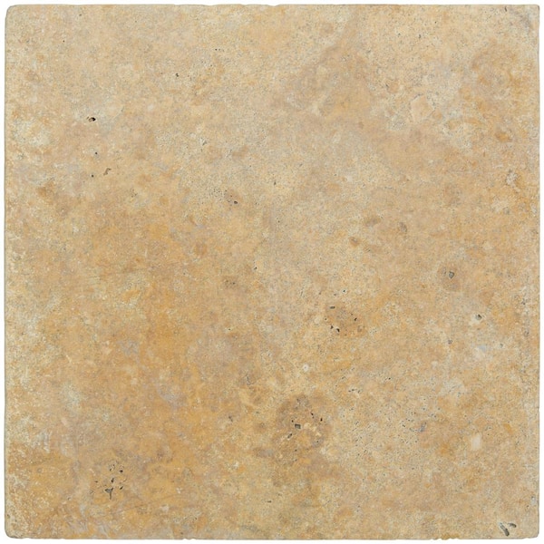 MSI Riviera 2 cm. x 16 in. x 16 in. Tumbled Travertine Paver Tile (1.78 sq. ft.)