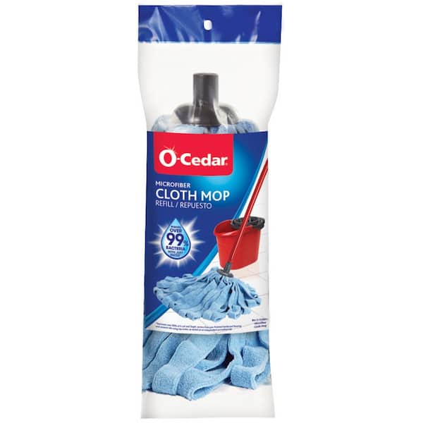 O-Cedar Microfiber Wet Cloth Mop Replacement Mop Head