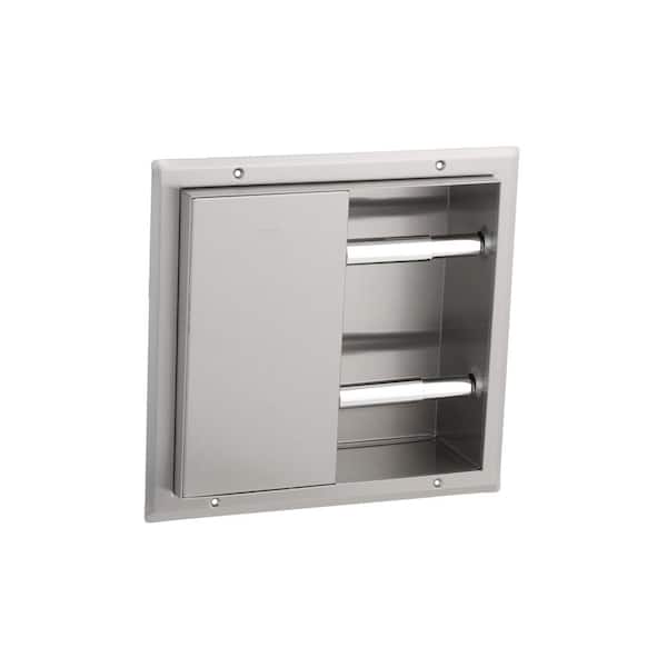 BOBRICK Partition Mounted MultiRoll Toilet Paper Dispenser (Serves 2