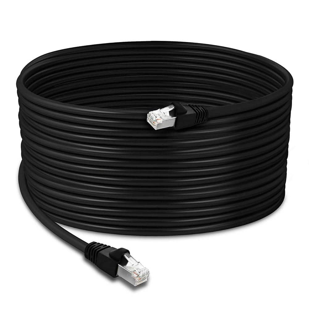 Cable Matters 10Gbps 10-Pack Snagless Short Cat 6 Ethernet Cable 1 ft (Cat  6 Cable, Cat6 Cable, Internet Cable, Network Cable) in Black