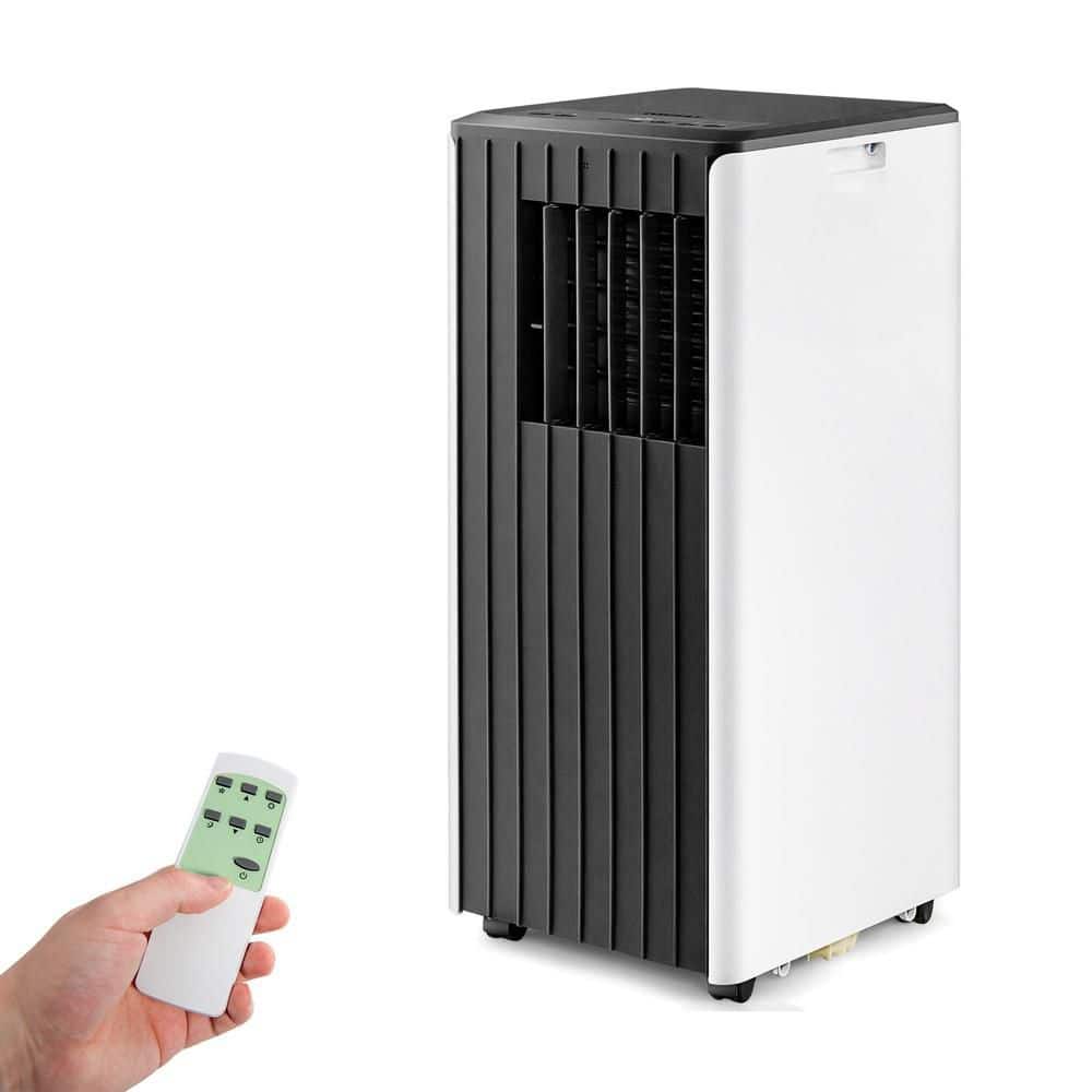 8000 BTU Portable Air Conditioner with Cool Humidifier and Sleep Mode-Black & White price history on PriceWatchPro