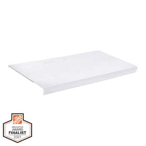 Plastic Cutting Boards for Kitchen (White, 7.75 x 11.75 In, 2 Pack