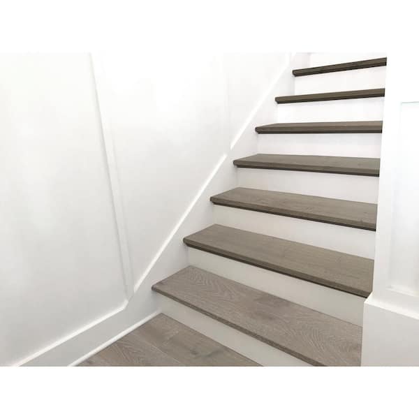 Heninger Lake 0.63 in. T x 11.25 in. W x 48 in. L Engineered Hardwood Stair Tread Eased Edge Molding (2-pieces/case)