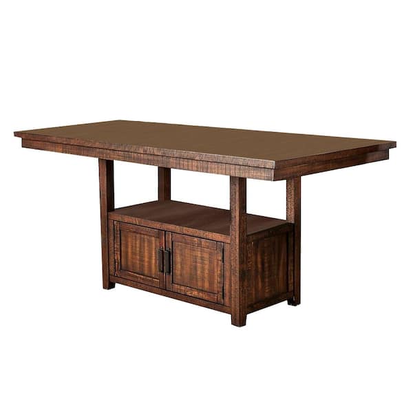 Wichita Counter Height Table in Light Walnut Finish