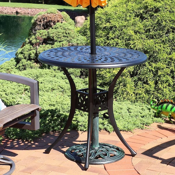 Amazon.com : Sunnydaze 22-Inch Square Cast Iron Umbrella