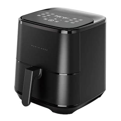 Fritaire Fritaire, Self-Cleaning Glass Bowl Air Fryer, 5 qt. 6 Functions,  BPA Free, Rotisserie/Tumbler, Black Fritaire-01-BL - The Home Depot