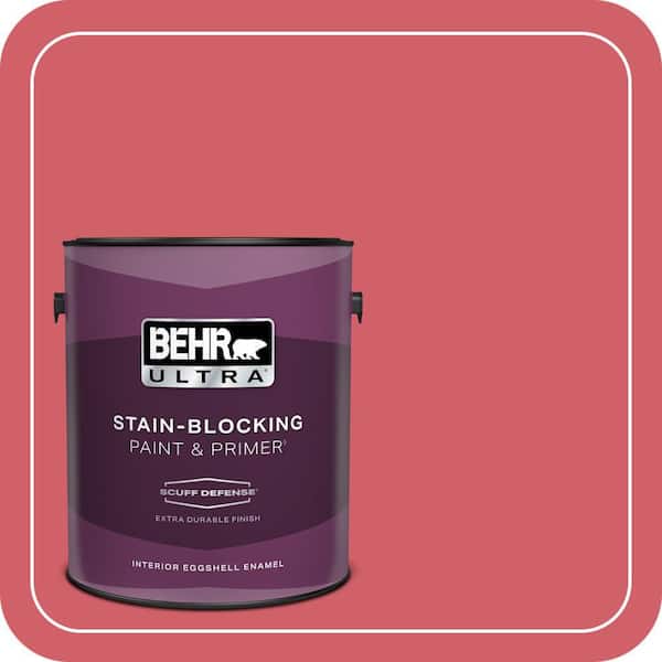 BEHR ULTRA 1 gal. #140B-6 Italiano Rose Extra Durable Eggshell Enamel Interior Paint & Primer