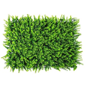 16 in. x 24 in. PE Artificial Plant Privacy Fence Panels (12-Pieces)