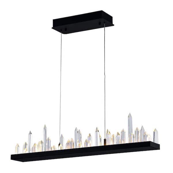 CWI Lighting Juliette LED Chandelier With Black Finish