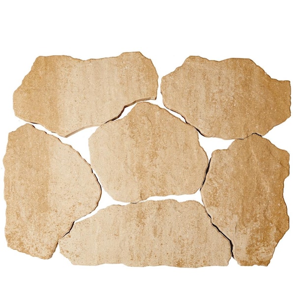 SandStone 25 in. x 14 in. x 2 in. Cafe Concrete Step Stone (72-Pieces/127 sq. ft. /Pallet)
