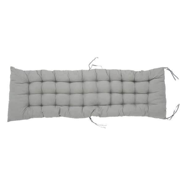 Karl home 60 in. x 21 in. x 3 in. Outdoor Chaise Lounge Cushion in Gray