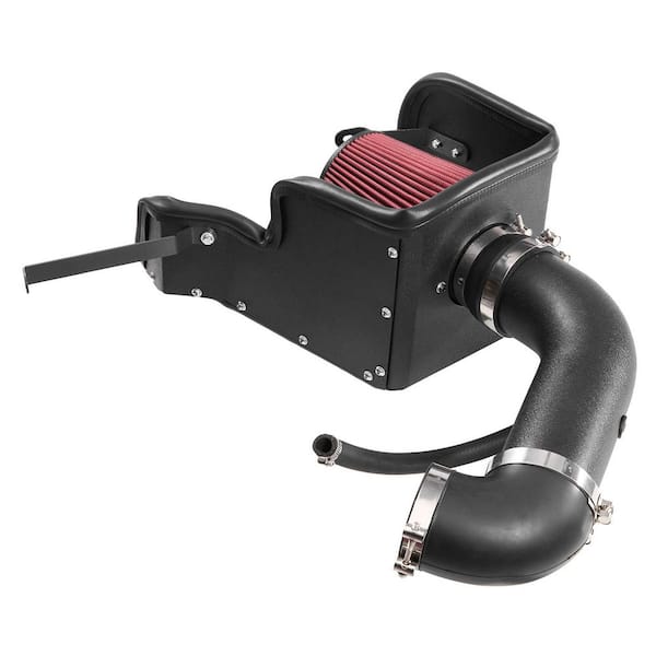 Cold Air Intake, High Flow Filter Kit Improve Horsepower/Throttle Response, 3.94 in. Air Intake System Plus Heat Shield