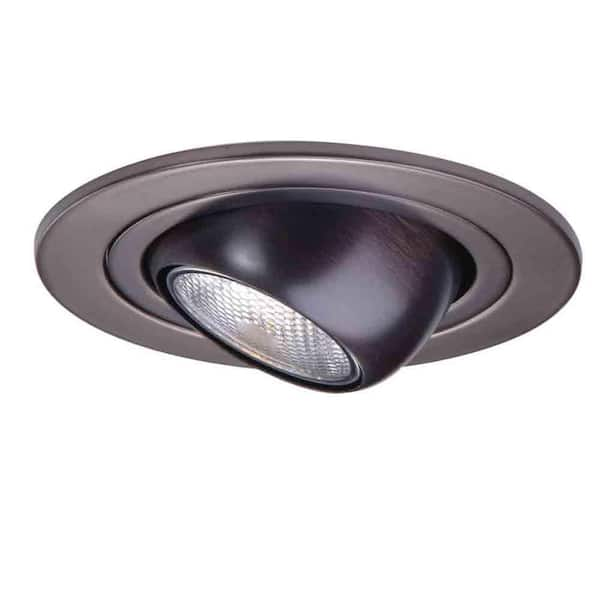 HALO 4 in. Tuscan Bronze Recessed Ceiling Light Adjustable Eyeball Trim