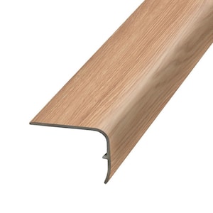 Linen 1.32 in. Thick x 1.88 in. Wide x 78.7 in. Length Vinyl Stair Nose Molding