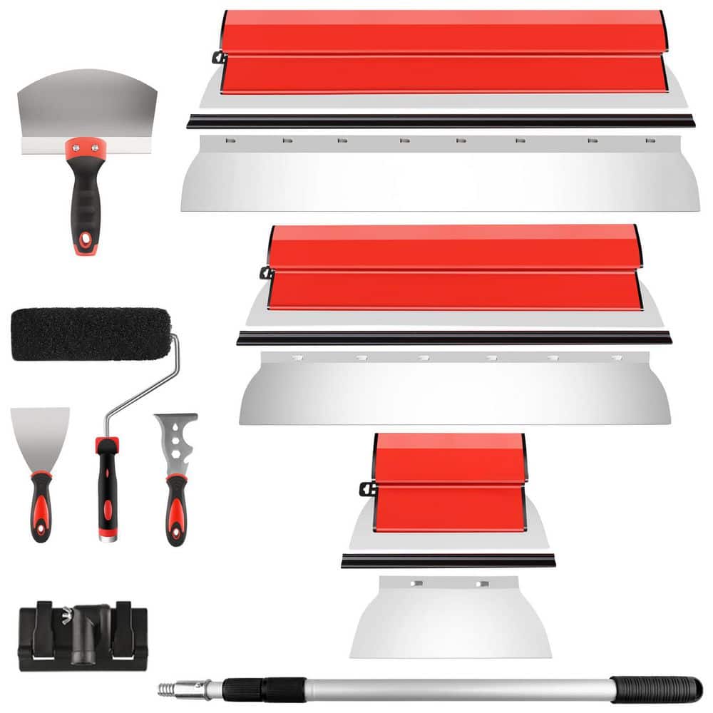 Professional Drywall Skimming Tools Kit with Multiple Blades, Roller, Accessories, 12-Piece Set price history on PriceWatchPro