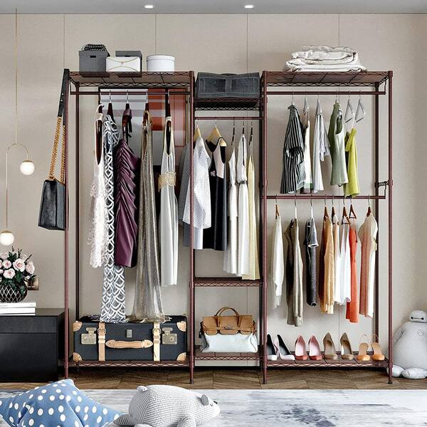 New York Closet Collection Clothing Rod & Shelf